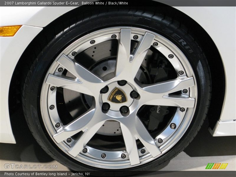 Balloon White / Black/White 2007 Lamborghini Gallardo Spyder E-Gear