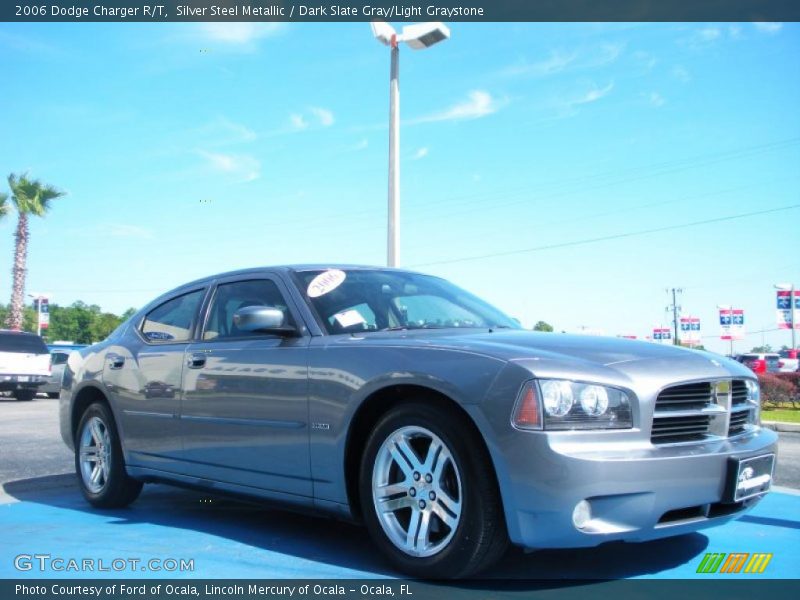 Silver Steel Metallic / Dark Slate Gray/Light Graystone 2006 Dodge Charger R/T
