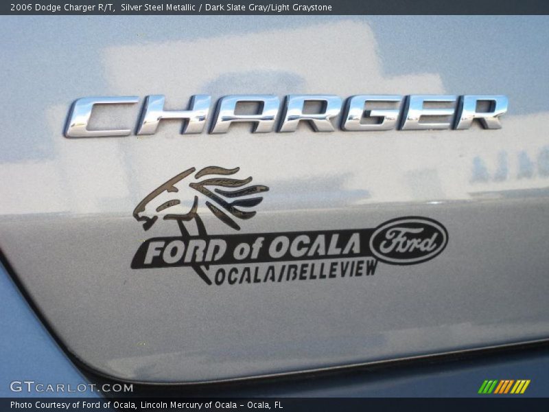 Silver Steel Metallic / Dark Slate Gray/Light Graystone 2006 Dodge Charger R/T
