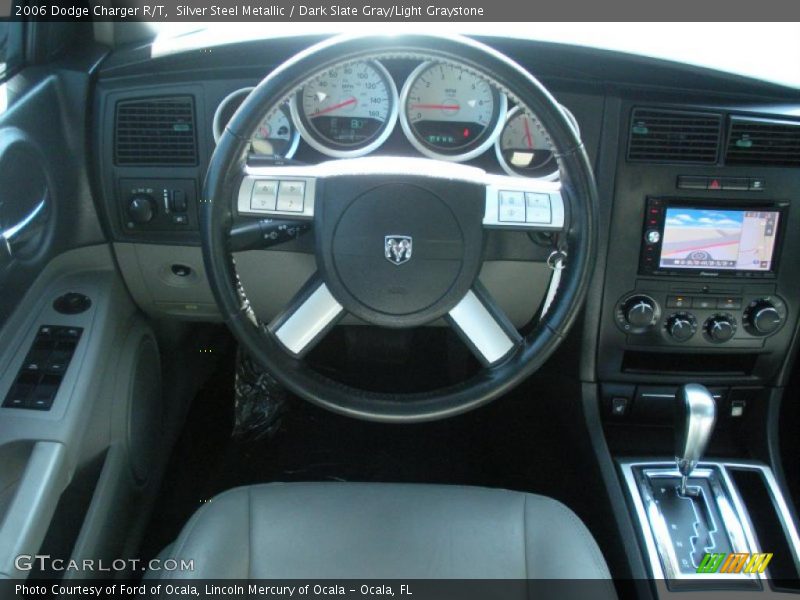 Silver Steel Metallic / Dark Slate Gray/Light Graystone 2006 Dodge Charger R/T