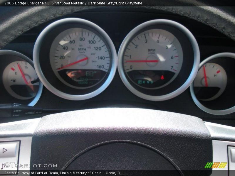 Silver Steel Metallic / Dark Slate Gray/Light Graystone 2006 Dodge Charger R/T