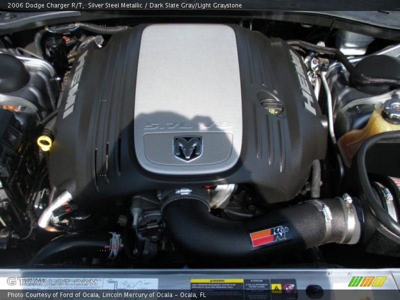 Silver Steel Metallic / Dark Slate Gray/Light Graystone 2006 Dodge Charger R/T