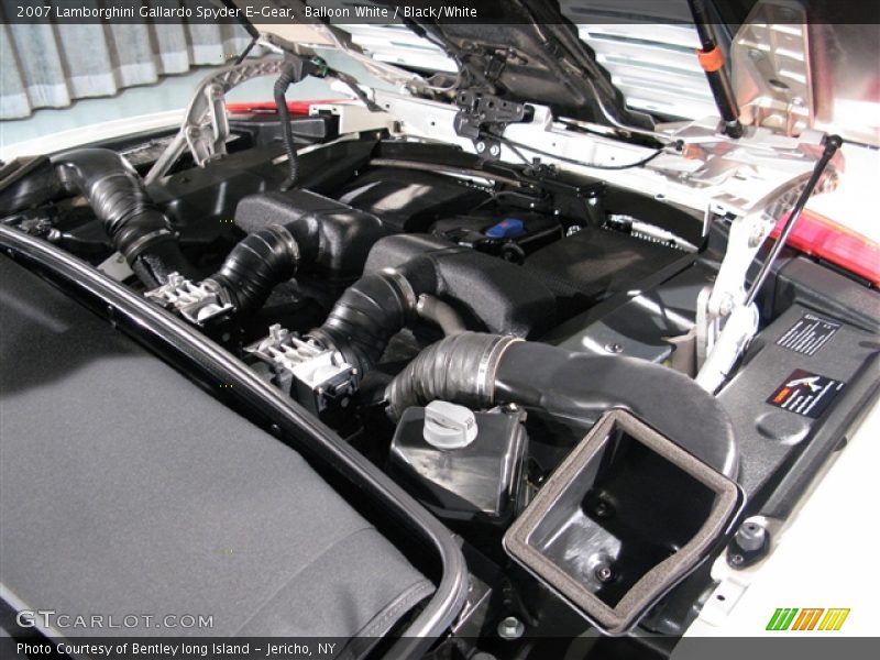 Balloon White / Black/White 2007 Lamborghini Gallardo Spyder E-Gear