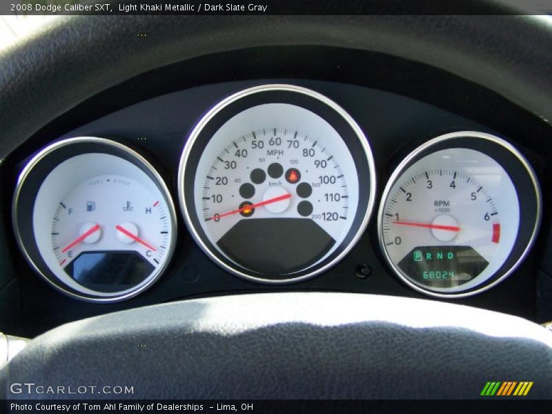 Light Khaki Metallic / Dark Slate Gray 2008 Dodge Caliber SXT