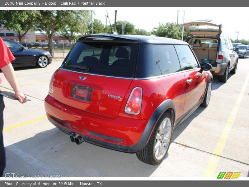 Chili Red / Panther Black 2006 Mini Cooper S Hardtop
