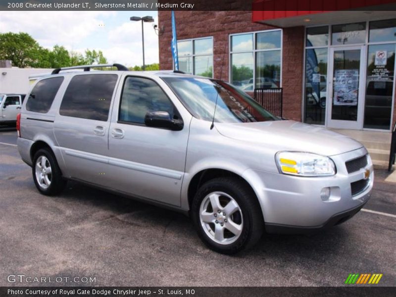 Silverstone Metallic / Medium Gray 2008 Chevrolet Uplander LT