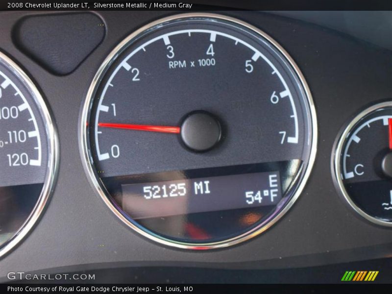 Silverstone Metallic / Medium Gray 2008 Chevrolet Uplander LT