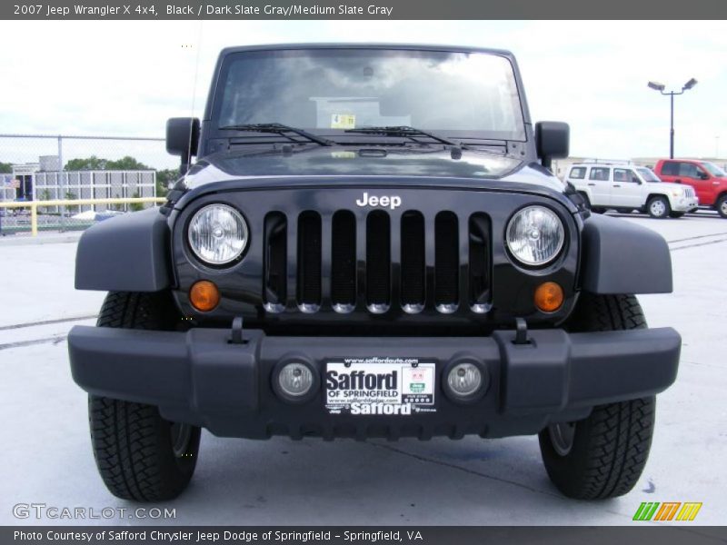 Black / Dark Slate Gray/Medium Slate Gray 2007 Jeep Wrangler X 4x4
