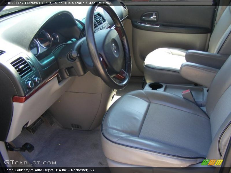 Ming Blue Metallic / Medium Gray 2007 Buick Terraza CX Plus