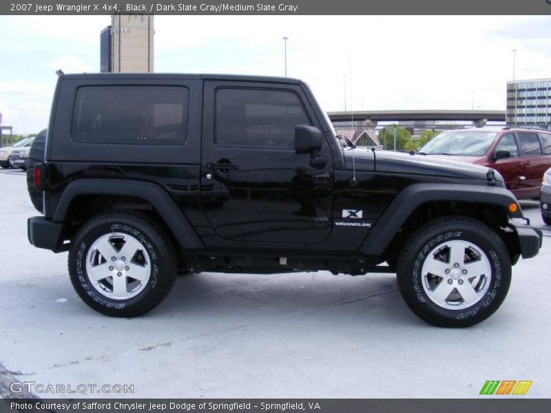 Black / Dark Slate Gray/Medium Slate Gray 2007 Jeep Wrangler X 4x4