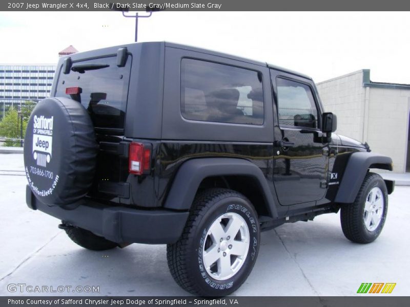 Black / Dark Slate Gray/Medium Slate Gray 2007 Jeep Wrangler X 4x4