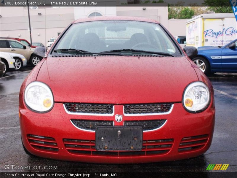 Flame Red / Dark Slate Gray 2005 Dodge Neon SXT