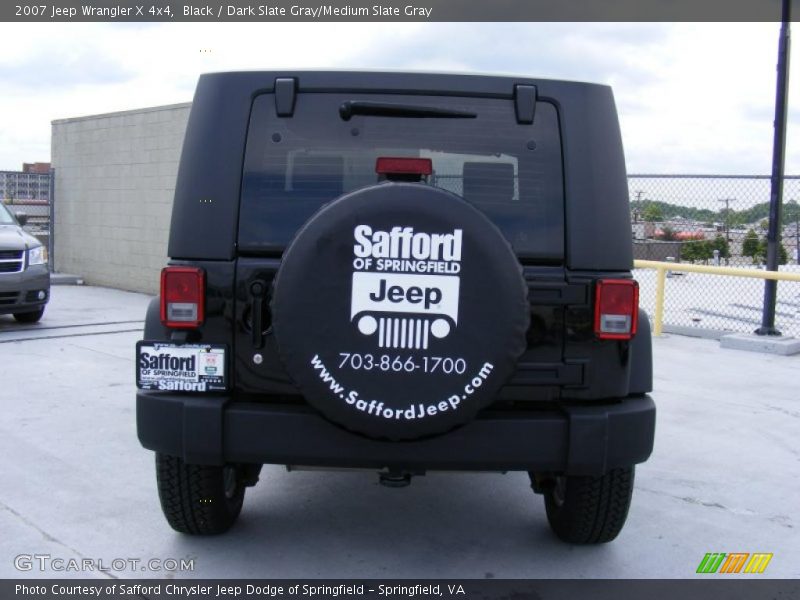 Black / Dark Slate Gray/Medium Slate Gray 2007 Jeep Wrangler X 4x4