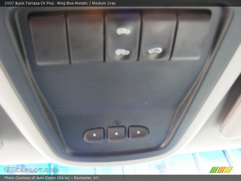 Ming Blue Metallic / Medium Gray 2007 Buick Terraza CX Plus