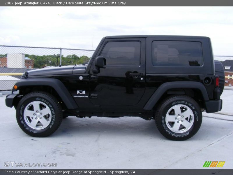 Black / Dark Slate Gray/Medium Slate Gray 2007 Jeep Wrangler X 4x4