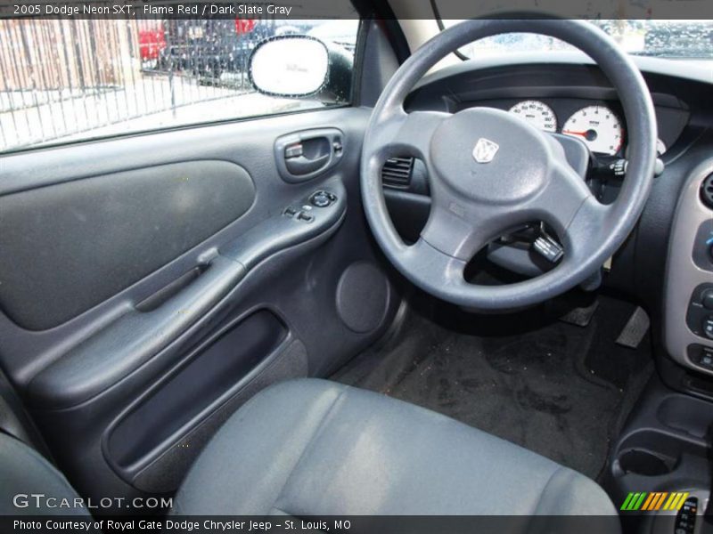 Flame Red / Dark Slate Gray 2005 Dodge Neon SXT