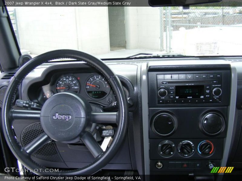Black / Dark Slate Gray/Medium Slate Gray 2007 Jeep Wrangler X 4x4
