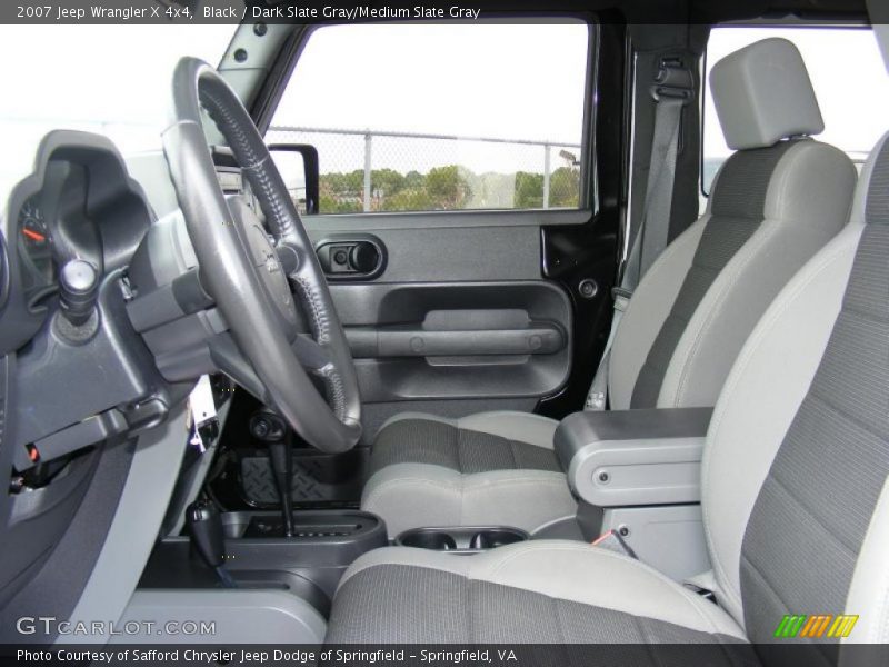 Black / Dark Slate Gray/Medium Slate Gray 2007 Jeep Wrangler X 4x4