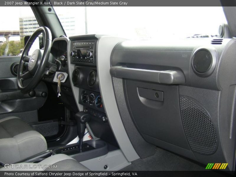 Black / Dark Slate Gray/Medium Slate Gray 2007 Jeep Wrangler X 4x4