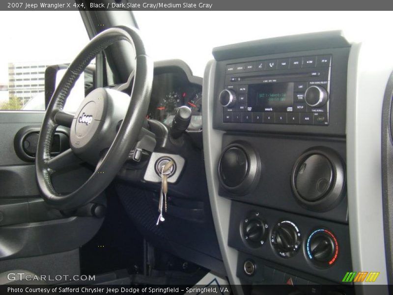 Black / Dark Slate Gray/Medium Slate Gray 2007 Jeep Wrangler X 4x4