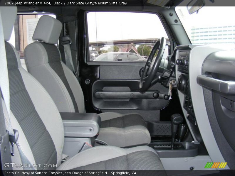Black / Dark Slate Gray/Medium Slate Gray 2007 Jeep Wrangler X 4x4