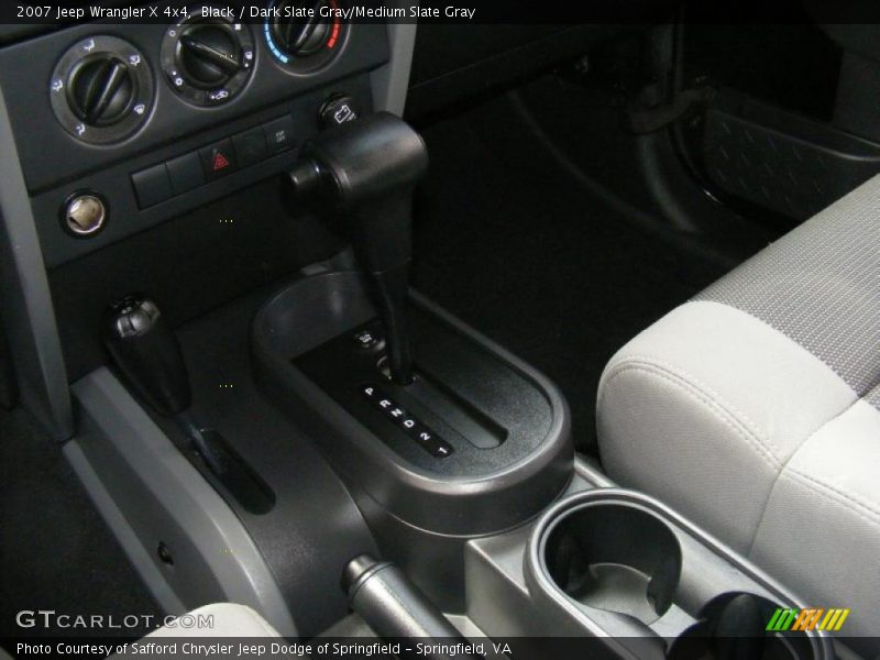 Black / Dark Slate Gray/Medium Slate Gray 2007 Jeep Wrangler X 4x4