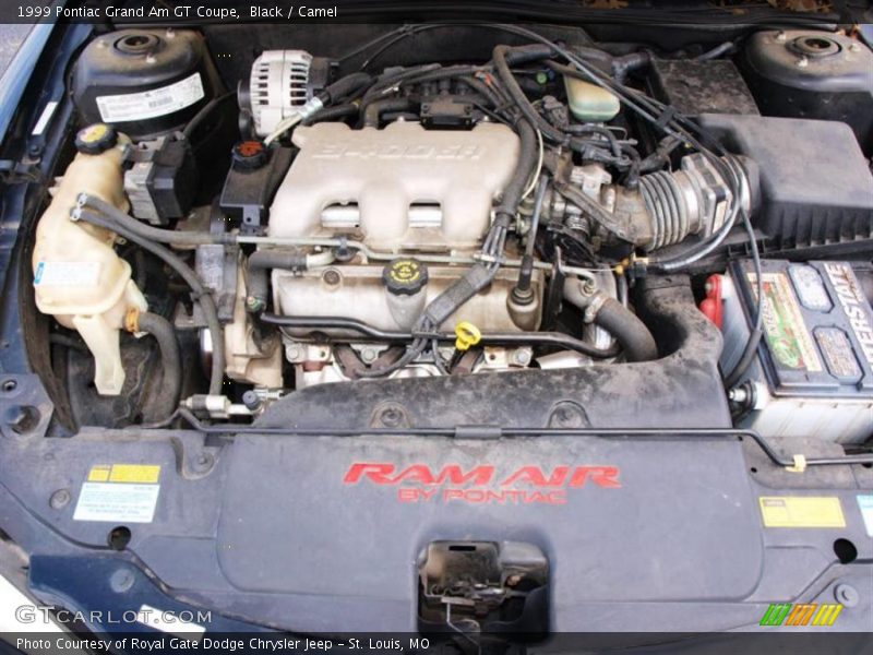 Black / Camel 1999 Pontiac Grand Am GT Coupe