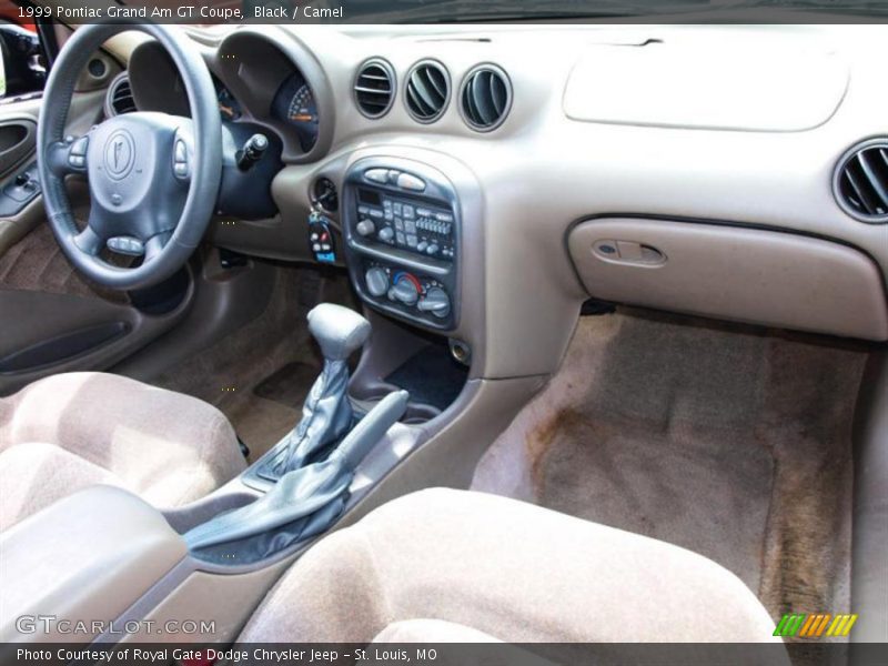 Black / Camel 1999 Pontiac Grand Am GT Coupe