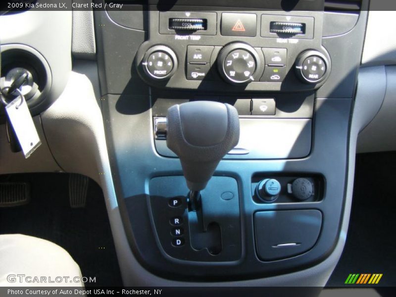 Claret Red / Gray 2009 Kia Sedona LX