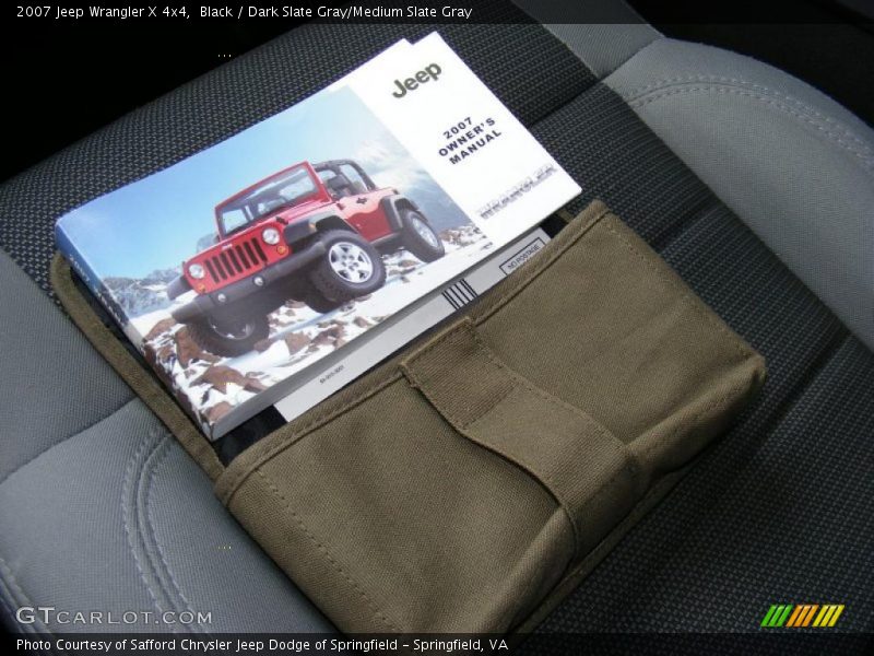 Black / Dark Slate Gray/Medium Slate Gray 2007 Jeep Wrangler X 4x4