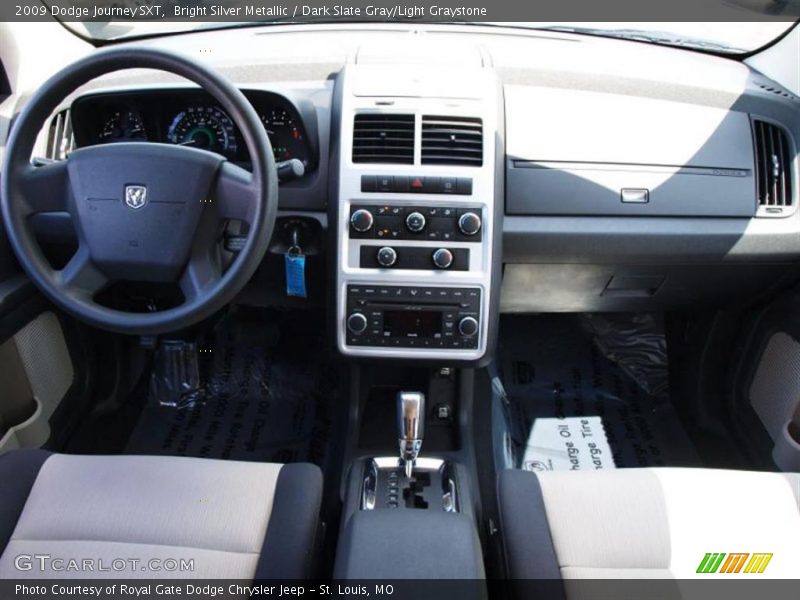 Bright Silver Metallic / Dark Slate Gray/Light Graystone 2009 Dodge Journey SXT