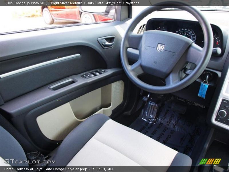 Bright Silver Metallic / Dark Slate Gray/Light Graystone 2009 Dodge Journey SXT