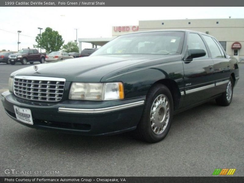 Polo Green / Neutral Shale 1999 Cadillac DeVille Sedan