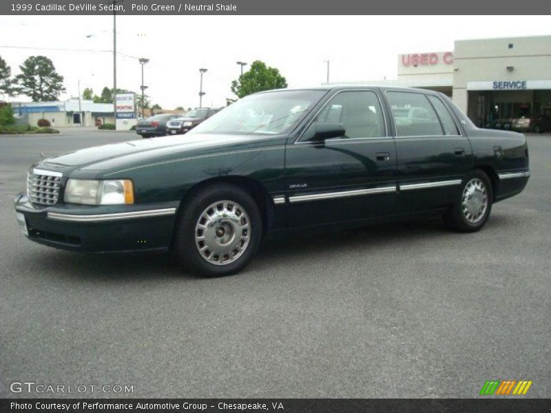 Polo Green / Neutral Shale 1999 Cadillac DeVille Sedan