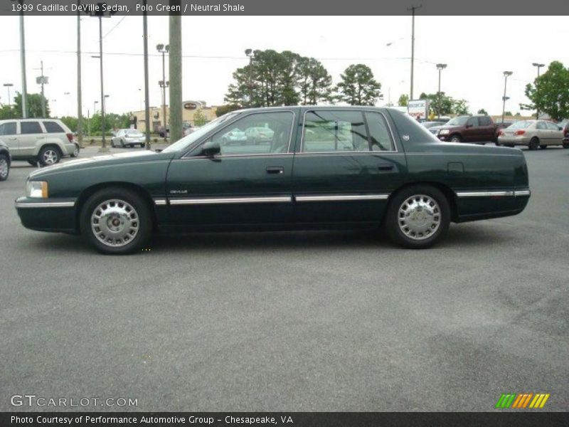 Polo Green / Neutral Shale 1999 Cadillac DeVille Sedan