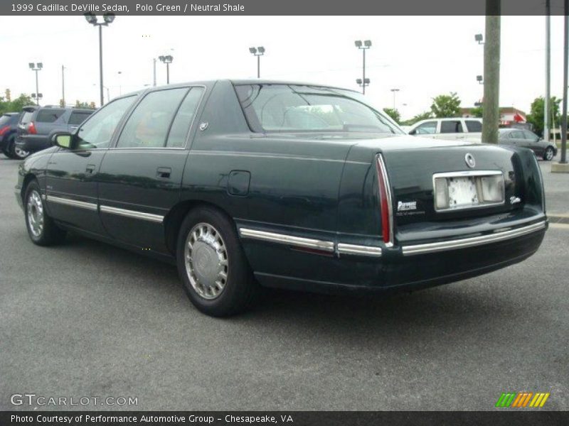 Polo Green / Neutral Shale 1999 Cadillac DeVille Sedan