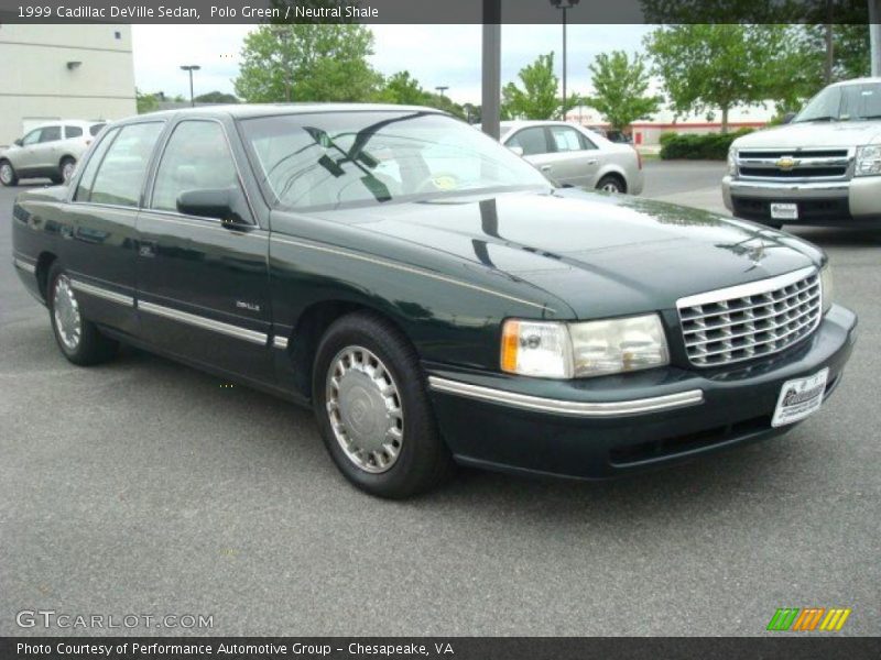 Polo Green / Neutral Shale 1999 Cadillac DeVille Sedan