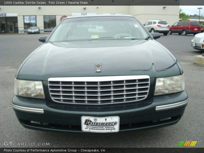 Polo Green / Neutral Shale 1999 Cadillac DeVille Sedan