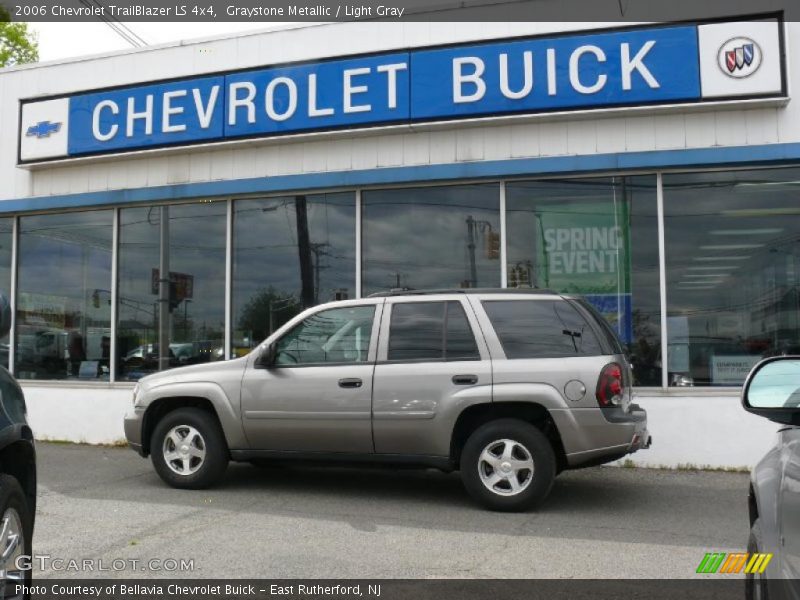Graystone Metallic / Light Gray 2006 Chevrolet TrailBlazer LS 4x4