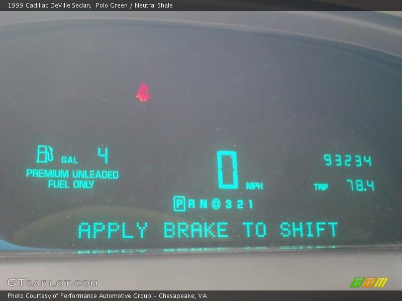 Polo Green / Neutral Shale 1999 Cadillac DeVille Sedan