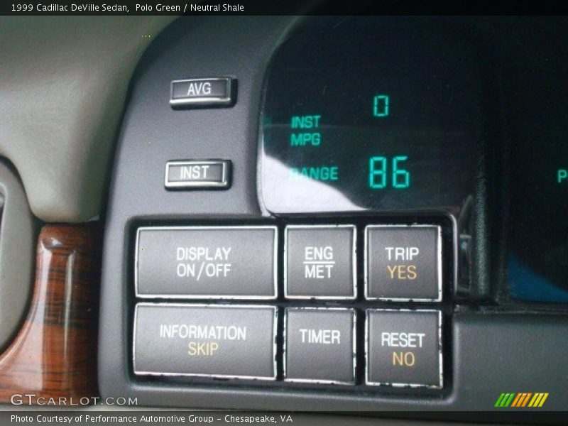 Polo Green / Neutral Shale 1999 Cadillac DeVille Sedan