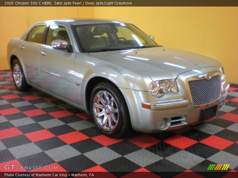 Satin Jade Pearl / Deep Jade/Light Graystone 2005 Chrysler 300 C HEMI