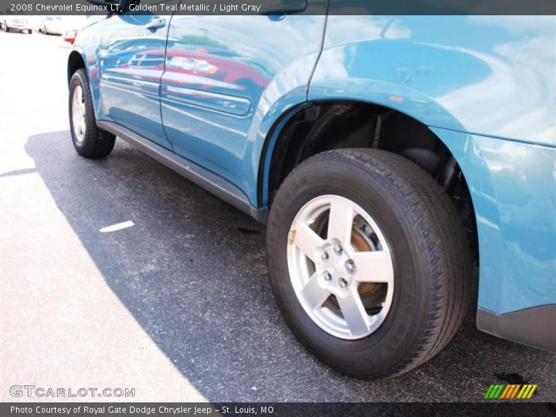 Golden Teal Metallic / Light Gray 2008 Chevrolet Equinox LT