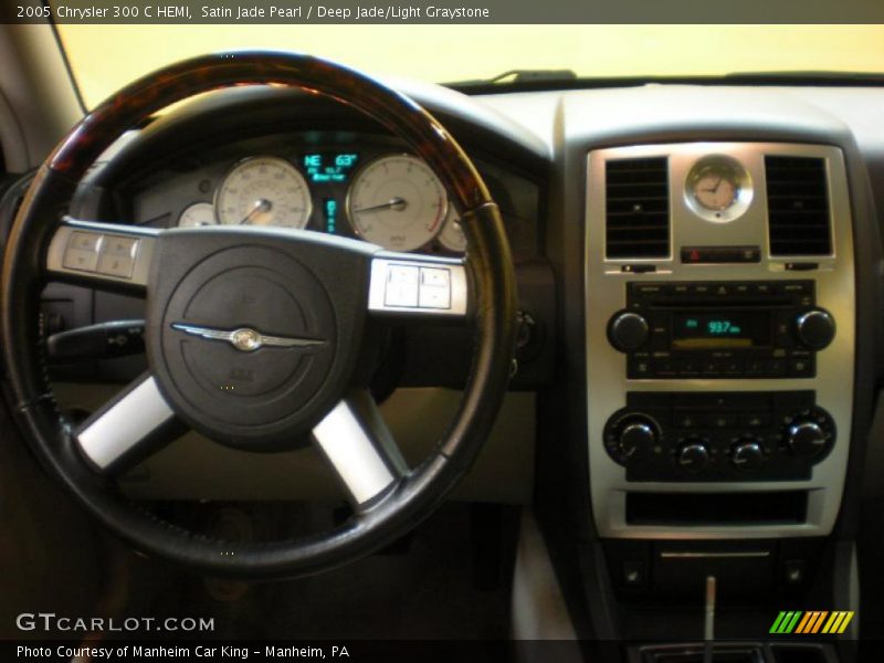 Satin Jade Pearl / Deep Jade/Light Graystone 2005 Chrysler 300 C HEMI