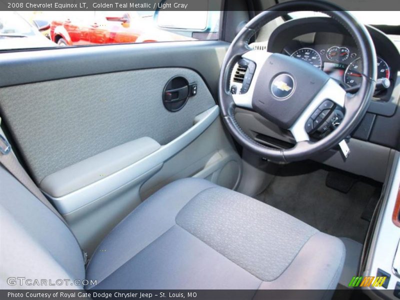Golden Teal Metallic / Light Gray 2008 Chevrolet Equinox LT