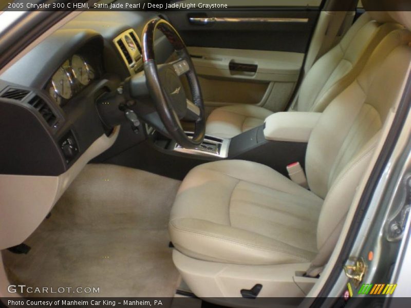 Satin Jade Pearl / Deep Jade/Light Graystone 2005 Chrysler 300 C HEMI