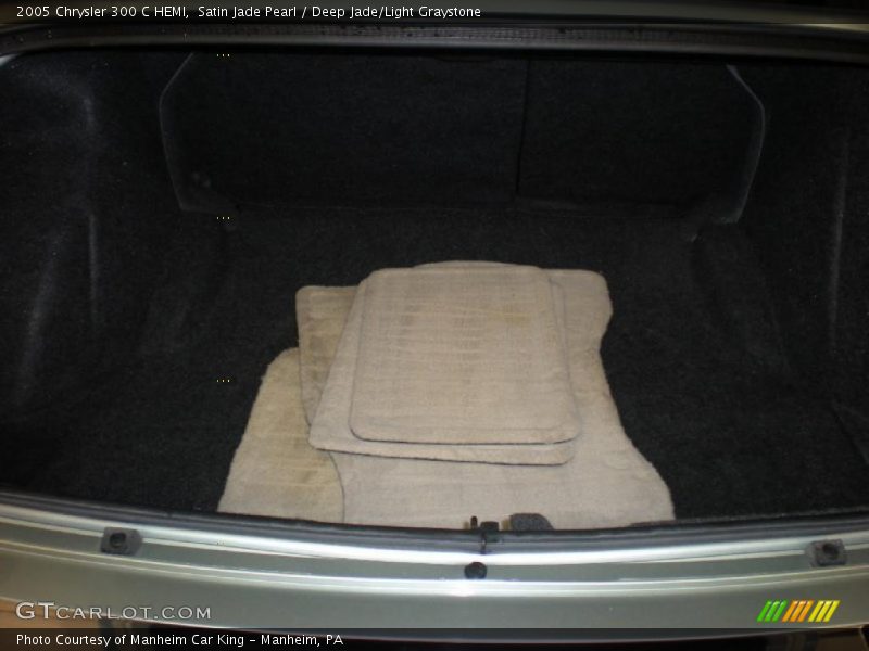Satin Jade Pearl / Deep Jade/Light Graystone 2005 Chrysler 300 C HEMI