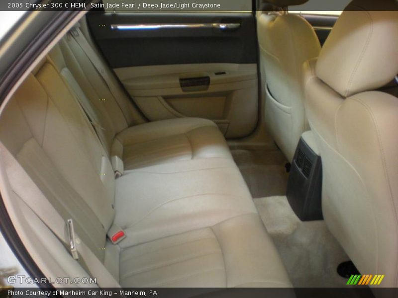 Satin Jade Pearl / Deep Jade/Light Graystone 2005 Chrysler 300 C HEMI