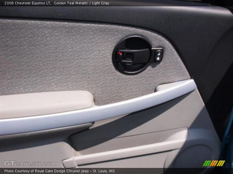 Golden Teal Metallic / Light Gray 2008 Chevrolet Equinox LT