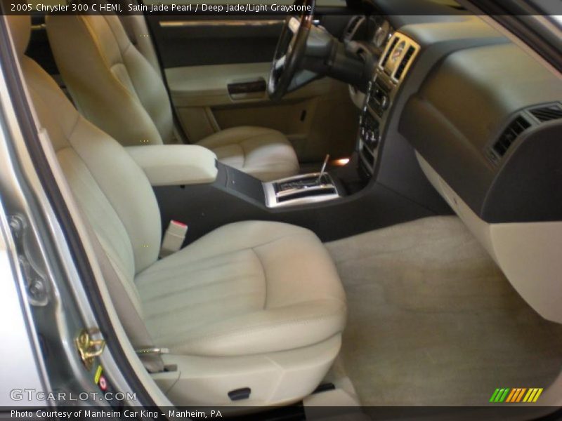 Satin Jade Pearl / Deep Jade/Light Graystone 2005 Chrysler 300 C HEMI